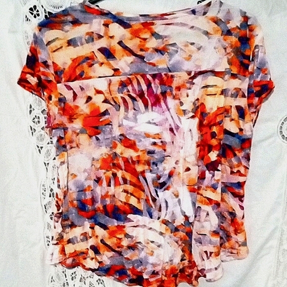 Vera Wang tie dye top PXL - Picture 1 of 6